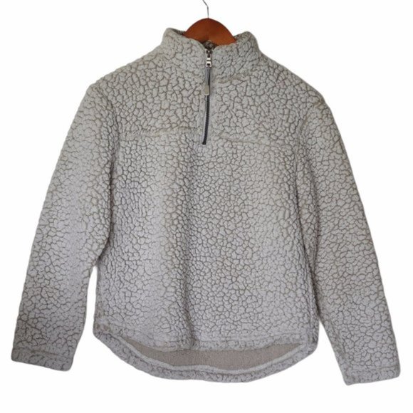 Stoic 1/4-Zip Cozy Fleece Pullover Boys‎ Ivory - Picture 4 of 8